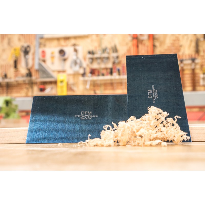 DFM Tool Works Rectangle Card Scraper - Precision Cabinet Multi-use