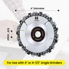 TWOMEM 4 Inch Wood Carving Chain Disc 22 Teeth with