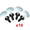 10X Roof Trunk Lining Trim Retainer Clips For CITROEN For