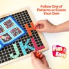 Coogam Holz Mosaik Puzzle, 370PCS Form Musterblöcke mit 8 Farben,