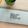 PAPERIAN Brilliant Weekly Scheduler - Wirebound Undated Weekly Planner Pad