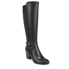 Naturalizer Soul Womens Uptown Knee High Boot Black Smooth 11 W