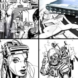 Molotow Blackliner Black Marker Brush - MO200486, Black