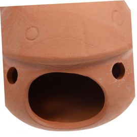 SUPVOX 2Pcs Fish Tank Cave Pottery Shelter for Fish Breeding Unique Aquarium Decoration Hideout for Betta Shrimp Lightweight and Stable Design Enhances Aquatic Environment