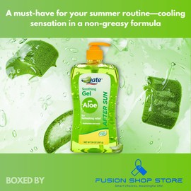 After sun gel- Equate Soothing with Aloe, 20 oz (Pack of 1), Boxed By Fusion Shop Store
