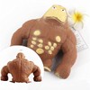 Squeeze Toy, Squishy Monkey Toy,Stretchy Glue-Sand Filled Rubber Gorilla,Elastic Stretchable,