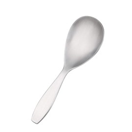 EDAR Service Spoon, Serving Astragalus, Rice Spoon, Easy to Scoop, 8.1 inches (20.4 cm), 18-8 Stainless Steel, Silver, For Biking, Banquets, Commercial Use, Dishwasher Safe