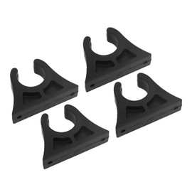 Marine Pole Holder Clips, Boat Paddle Holder Clips, Plastic Labor Saving Oar Pole Keeper, Sturdy Rowing Boat Hook Clips for Kayaks, Specifically Engineered Lightweight and (4 Pcs)