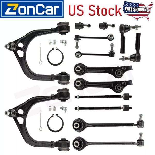Zoncar 14pc Front Control Arms Ball Joints Tie Rods for