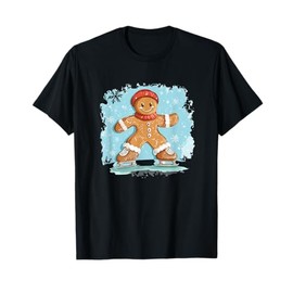 Nice Winter Colors with Ice Dancer Gingerbread Man Costume T-Shirt
