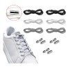 6 Pares/set Agujetas Cordones Elásticos Para Tenis