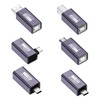 USB-C/USB B/USB-A/Micro USB/Mini USB Male to MIDI Female Adapter, Mini