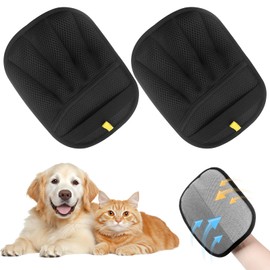 LINARTS 2Pcs Pet Hair Remover Gloves,Upgraded Static Removal Gloves for Pet Hair, Cat & Dog Hair Removal Tool for Couch, Furniture, Carpet, Car Seat, Pet Grooming