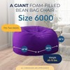 ULTIMATE SACK 6ft Bean Bag Chair, Oversize Bean Bag Chair