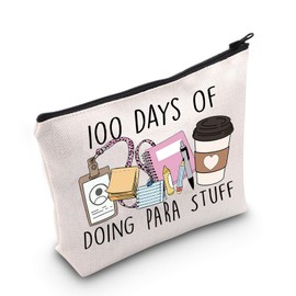 G2TUP Paraprofessional Makeup Bag Paraprofessional Appreciation Gift Para Teacher Gifts Para Assistant Toiletry Bag (Para)