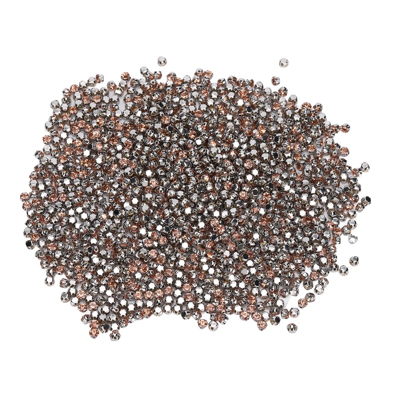 1440pcs Bulk Flatback Steel Back Rhinestones Cute Craft Rhinestones for