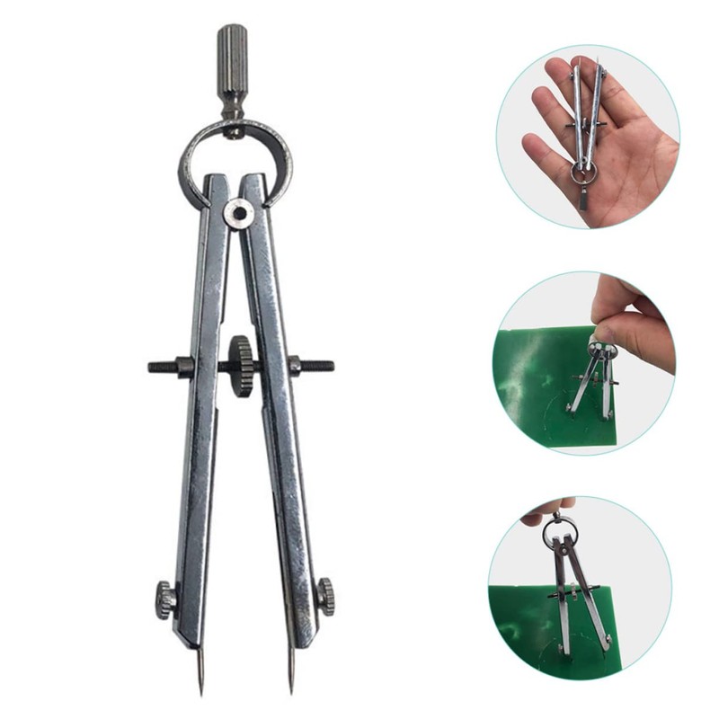 Operitacx Compass Metal Geometry Compass Circle Compass Drawing Student Compass