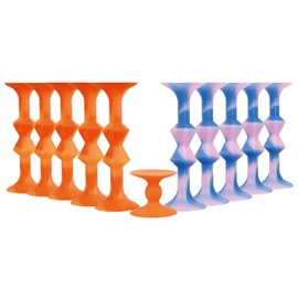 CrosCentury 11Pcs Diamond Styled Valentine's Day Silicone Suction Cup Dart Game Pictionary Game for Family Party (Mix Color)