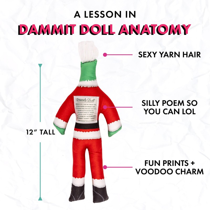 Dammit Doll - Limited Edition - Dammit Santa Grnch -