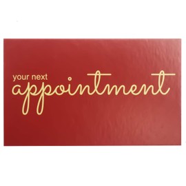RXBC2011 Appointment Reminder Cards Pack of 100 Wine Red