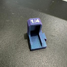 Pro Modular Drawer Ratchet Organizer System:_1/4" Single Holder_Yellow_White