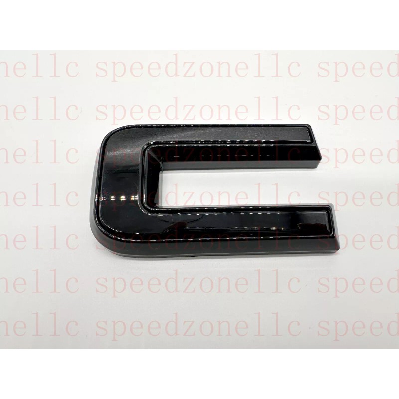 Auto Front Rear Gloss Black Emblem Overlay 2019-2024 GMC Sierra