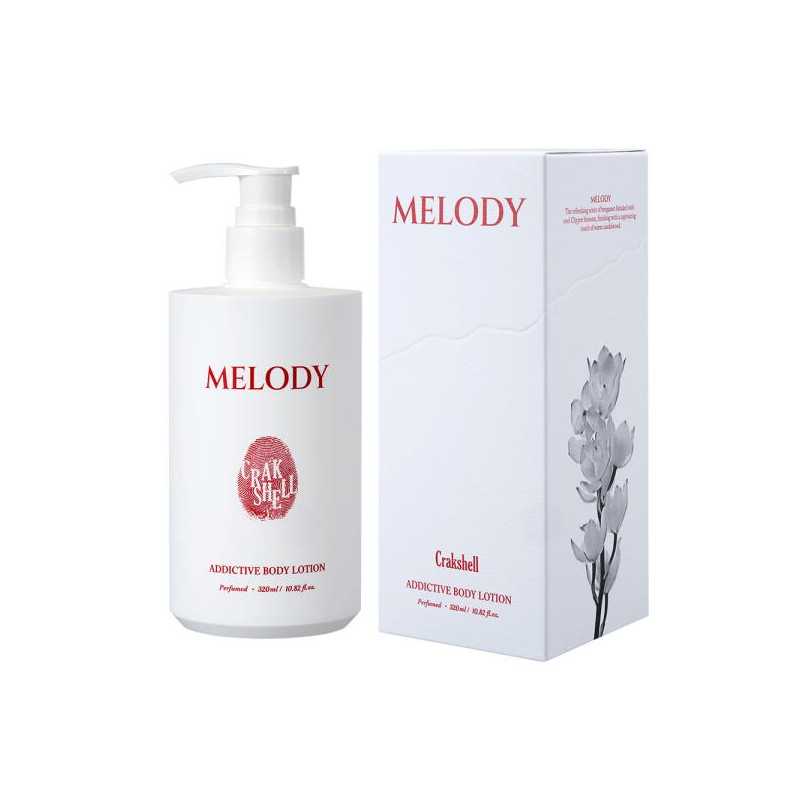 Cracktion 크랙쉘 어딕티브 바디로션 320ml 3종 택1 [멜로디 바디로션 (플로럴