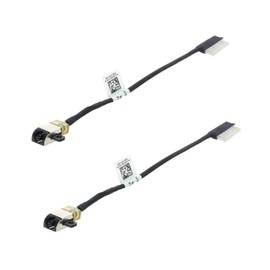 PHONSUN 2 x DC Power Jack Cable Charging Port Socket Plug for DELL Inspiron 15-5570 5575 P75F 17-5770 5775 P35E P35E001 P/N: DC301011B00 CN: 02K7X2 2K7X2 BAL70_DC_Cable