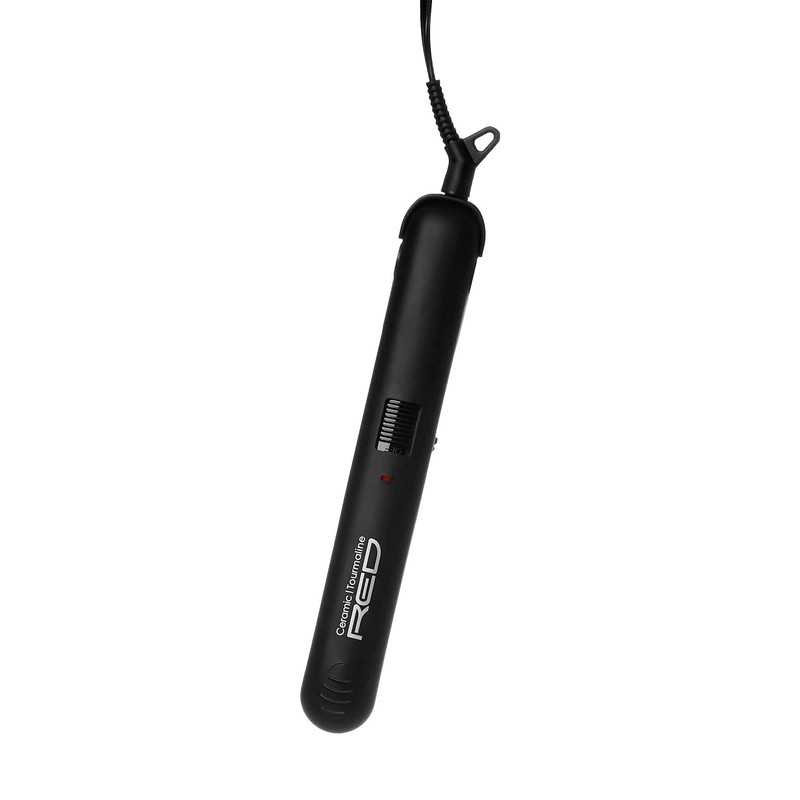 Red by Kiss Titanium Styler Flat Iron (Ceramic, 1 1/4"