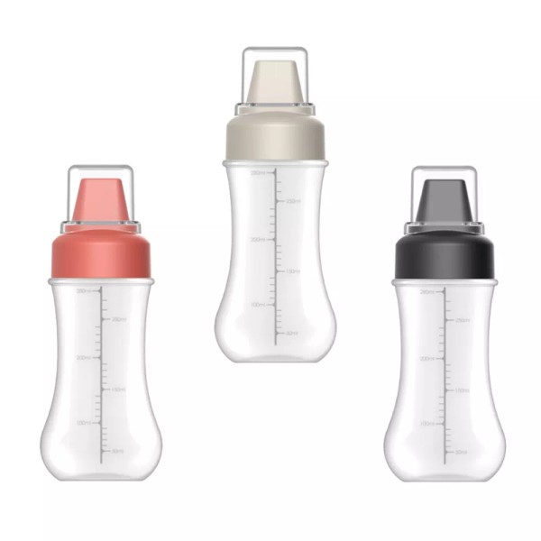 None 3 Pcs Squeeze Squirt Bottle Empty Ketchup Kitchen Sauce