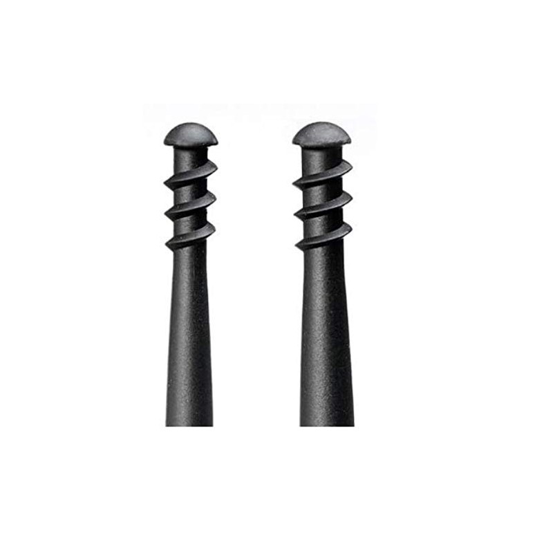G-2160 Green Bell Spiral Rubber Earpick Set of 2