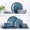 AmorArc Ceramic Dinnerware Sets for 4, 12 Pieces Handpainted Plates