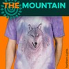The Mountain mens Northern Lights T Shirt, Purple, Medium US