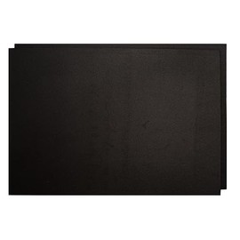 Large EVA Foam Sheets for Crafts, Black, 17.5" x 12", 2mm Thickness – Perfect for DIY Arts and Crafts, Foam Paper for Kids and Adults - 5 Pack