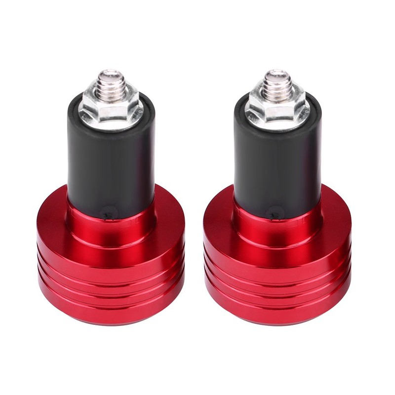 Motorcycle Handlebar Ends, Pack of 2 22 mm Universal Aluminium
