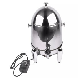 OE QUALITY 3 Gallons / 12L Hot & Cold Beverage Dispenser Stainless Steel Coffee Chafer Urn - Stainless Steel - Electric Heating