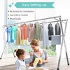 YACASA Clothes Drying Rack, 79 inch Heavy Duty Stainless Steel