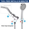5-Setting High Pressure Handheld Shower Head Combo, NearMoon Multi-functions Powerful