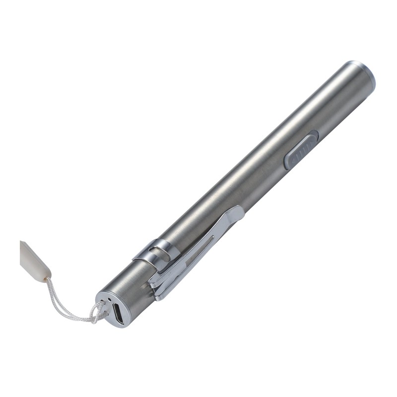 Optimal Shop USB Rechargeable Mini LED Flashlight,High Lumen Pen Light