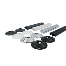 Talon Snappit Radiator Pipe Covers & Collars 200mm Chrome ACSNC/K2