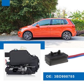 ECSiNG 2pcs Car Left Door Lock Micro Switch 3BD998785 Door Lock Micro Switch Wire Pipe Plug