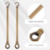 MOLUCKFU Chandelier Load-Bearing Rod Ceiling Light Support Tubewith Hooks