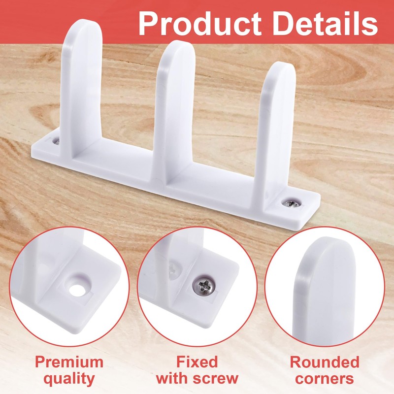 Lekgavd 2 Pack Sliding Closet Door Floor Guide, Universal 1-3/8"