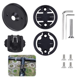 Bicycle Computer Mount for Garmin Edge 530 540 520 510 500 20 25 200 130 800 830 840 1000 1030 1040 Plus, MTB Bicycle Mount Stem Holder, GPS Bicycle Computer Stem Holder