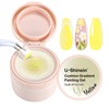 U-Shinein Cushion Gradient Painting Gel, Ombre Nails Aura Nails Full