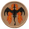 Flame Breathing Dragon Patrol Patch - 2" Round