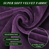 FlyGulls Rocking Chair Cushions Indoor Velvet Chair Pads High Back