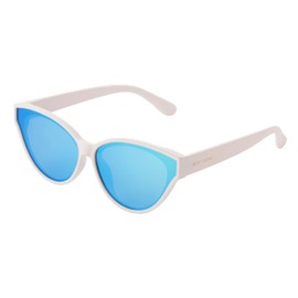 Body Glove Women's Lana Sunglasses Polarized Cat Eye, White, 61 mm