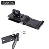 SANKINS 4-1/2" Swivel Staple Safety Hasps, Gate Door Hasp Latches