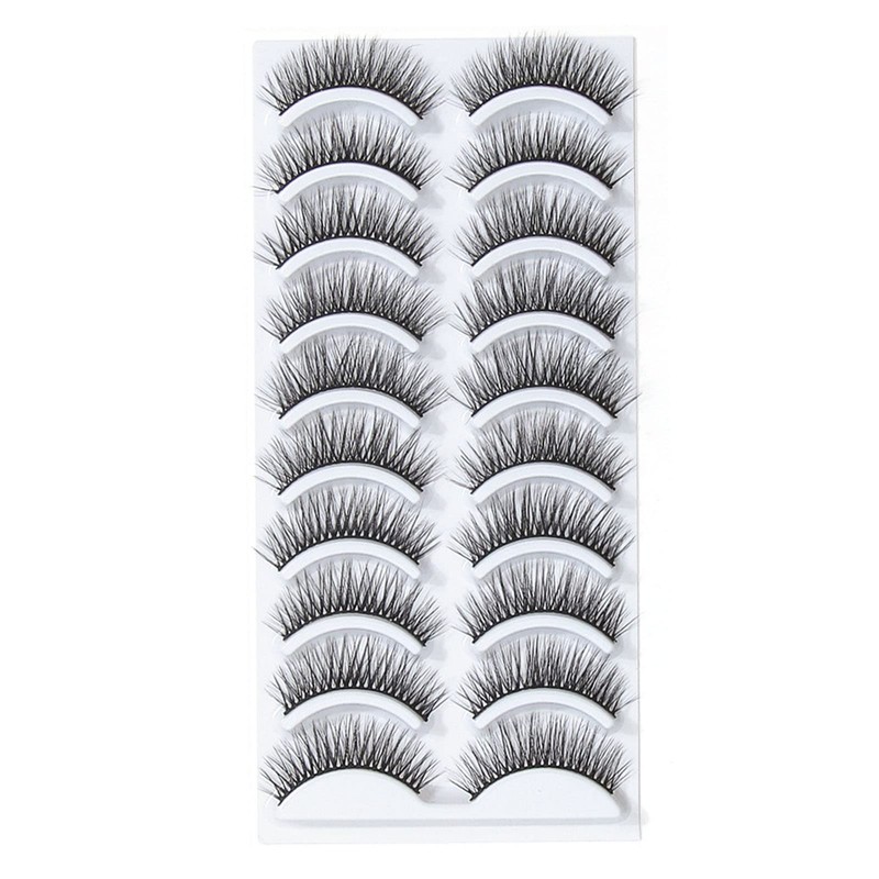 TARSHYRY 10 Pares de Extensiones de Pestañas Autoadhesivas, Pestañas Postizas